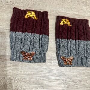 Minnesota Gophers Knit Boot Warmers